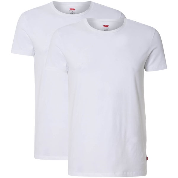 Levi's Men's 200SF 2-Pack Crew Neck T-Shirts - White