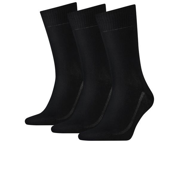 Levi's Men's 3 Pack Crew Socks - Black
