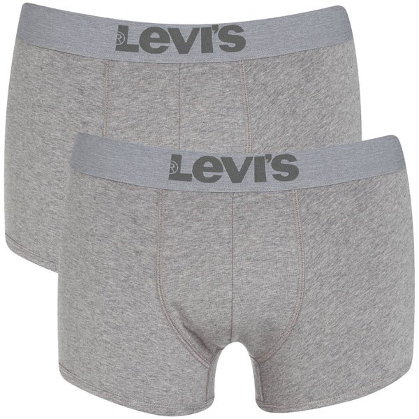 Levi's Men's 200SF 2-Pack Trunks - Middle Grey Melange