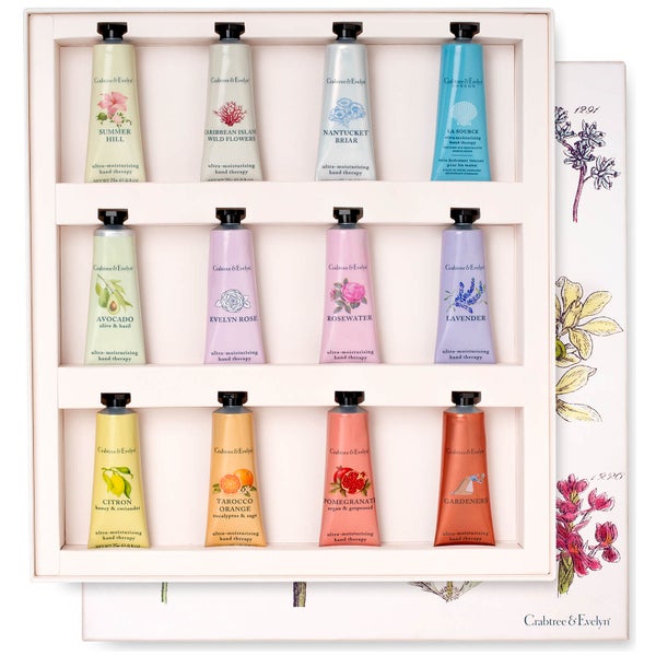 크랩트리 & 에블린 핸드 테라피 기프트 세트 12 X 25G (CRABTREE & EVELYN HAND THERAPY GIFT SET 12 X 25G)