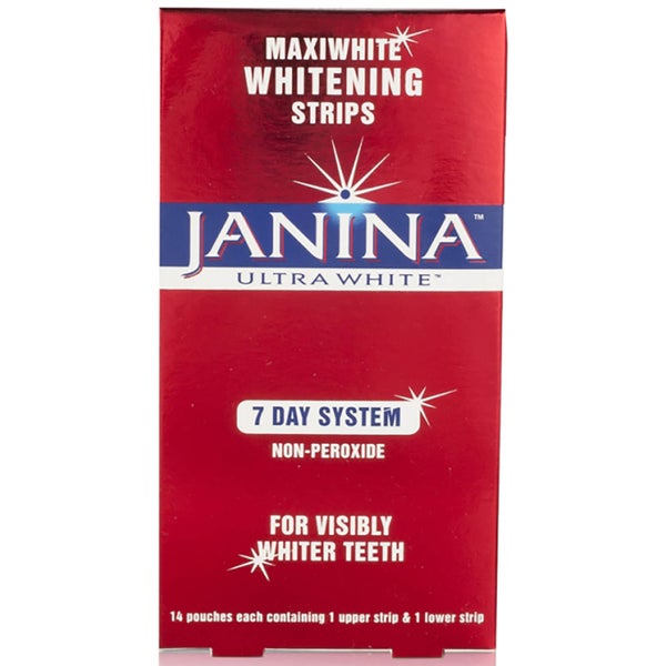 Janina Maxiwhite Intensive Whitening Strips -hampaidenvalkaisuliuskat (14 kpl)