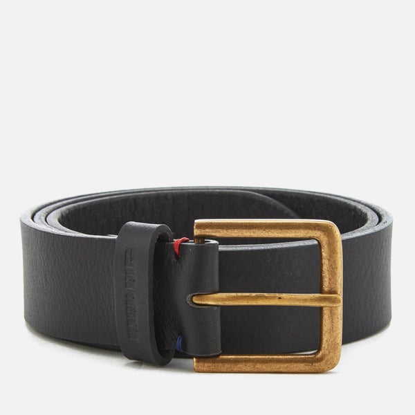 Ben Sherman Men's Leather Hatton Belt - Black