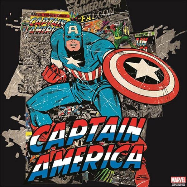 Marvel Captain America Printed Canvas Wall Art