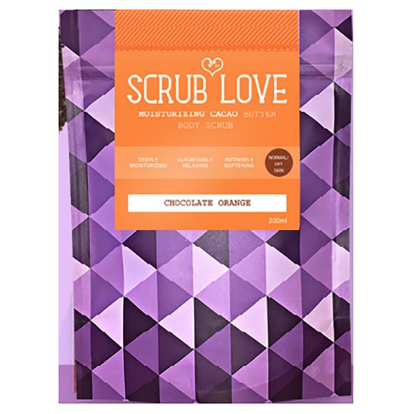 Scrub Love Cacao Body Scrub -kuorintavoide, Cacao & Orange
