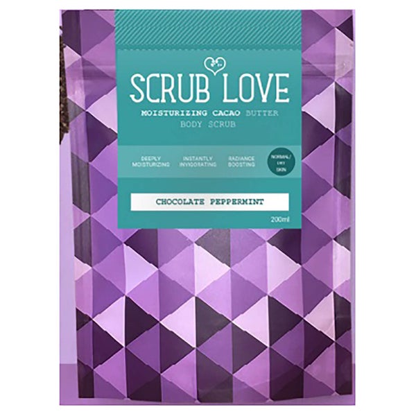 Scrub Love Cacao Body Scrub - Cacao & Peppermint(스크럽 러브 카카오 바디 스크럽 - 카카오 & 페퍼민트)