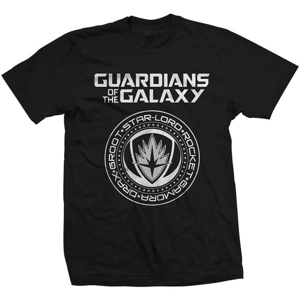 Marvel Men's Guardians of the Galaxy Vol.2 Seal T-Shirt - Black