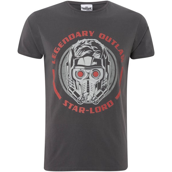 Marvel Guardians of the Galaxy Vol. 2 Star Lord Helmet Heren tshirt - Zwart