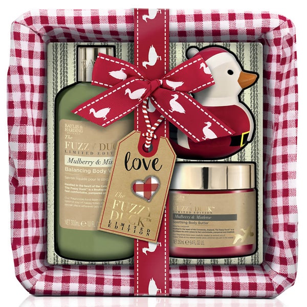 Baylis & Harding Fuzzy Duck Christmas Small Basket Set