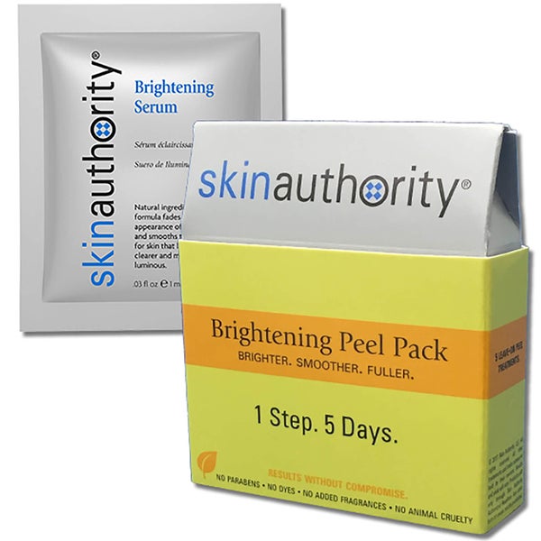 Несмываемый осветляющий пилинг в пакете Skin Authority Brightening Peel Pack