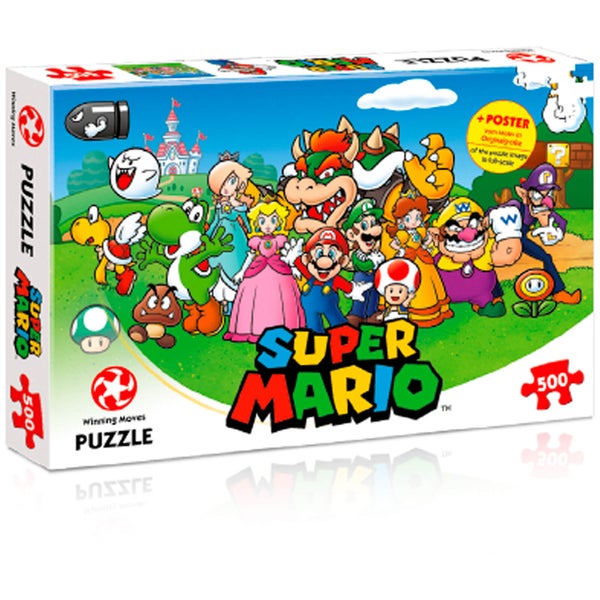 500 Piece Jigsaw Puzzle - Mario Kart and Friends Edition