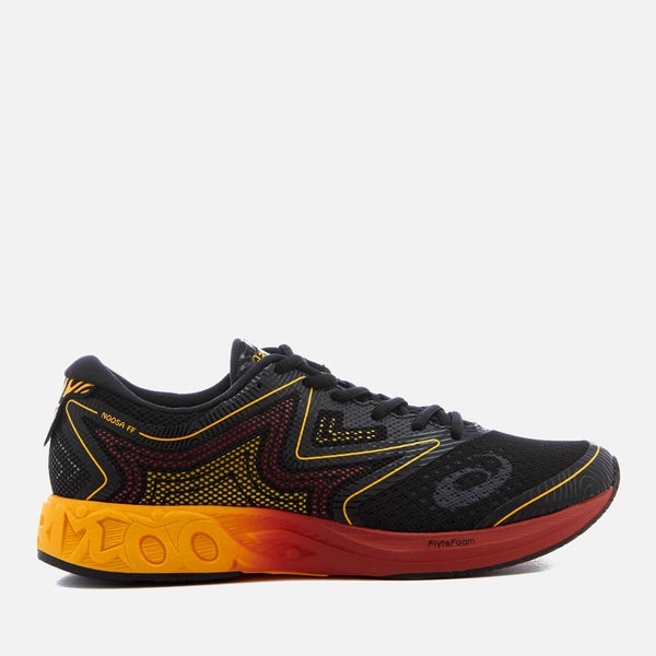 Asics Men's Running Gel Noosa FF Trainers - Black/Gold Fusion/Red Clay