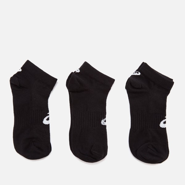 Asics Men's 3 Pack Ped Socks - Black