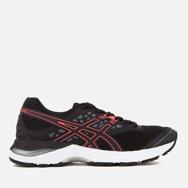 Asics Running Women's Gel Pulse 9 Trainers - Black/Flash Coral/Carbon