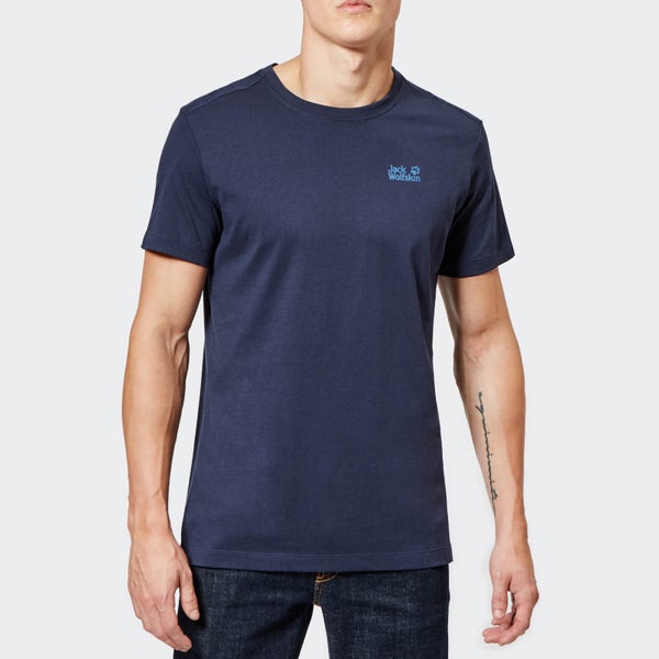 Jack Wolfskin Men's Essential Short Sleeve T-Shirt - Night Blue