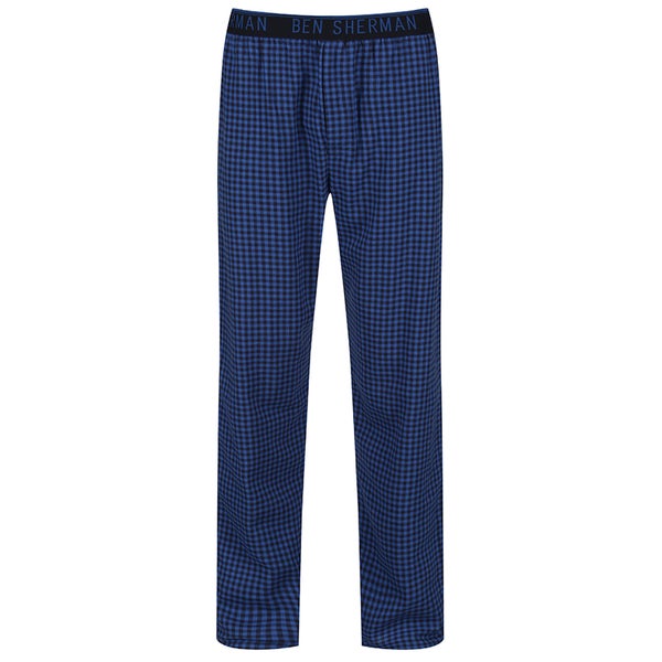 Pantalon de Pyjama à carreaux Homme Ben Ben Sherman - Bleu Marine