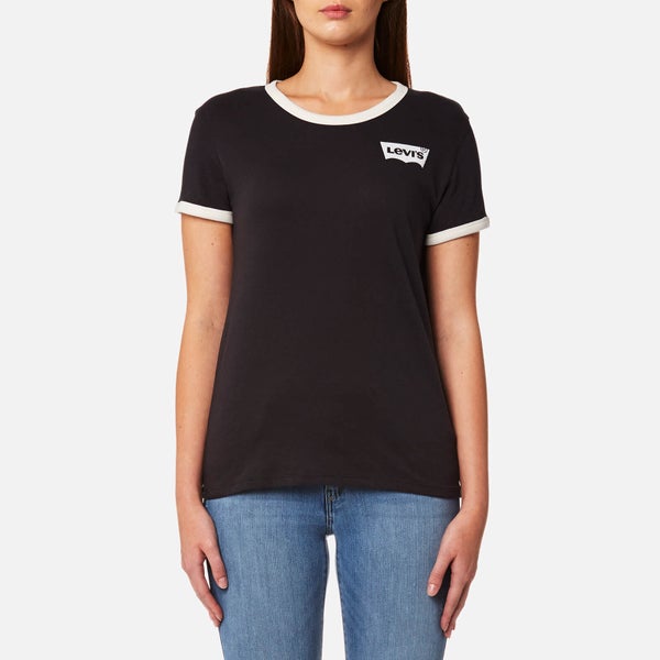 Levi's Women's Perfect Ringer T-Shirt - Jet Black