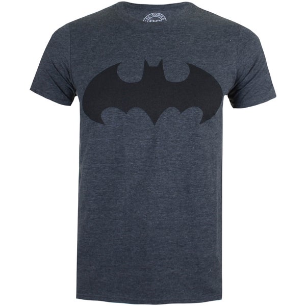 DC Comics Men's Batman Mono T-Shirt - Dark Heather