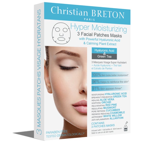 Christian BRETON Hyper Moisturizing Facial Mask 3 x 20ml