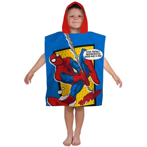 Disney Marvel Ultimate Spider-Man Webhead Poncho Towel