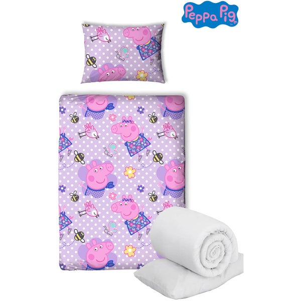 Peppa Pig Happy Bed Bundle - Junior
