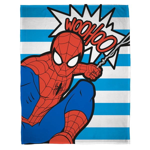Disney Marvel Ultimate Spider-Man Abstract Fleece Blanket