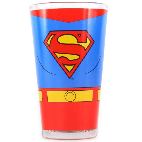 DC Comics Superman Large Glass in Gift Box