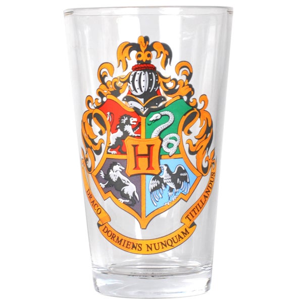 Harry Potter Hogwarts Large Glass in Gift Box