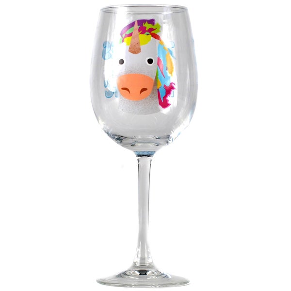 Jolly Awesome Unicorn Wine Glass in Gift Box