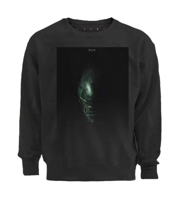 Alien Run Men's Black Sweatshirt