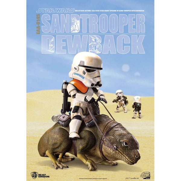 Beast Kingdom Star Wars: Episode IV Egg Attack Dewback and Sandtrooper 9/15cm Action Figures