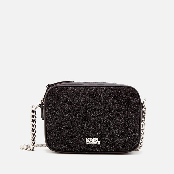 Karl Lagerfeld Women's K/Kuilted Caviar Cross Body Bag - Multi