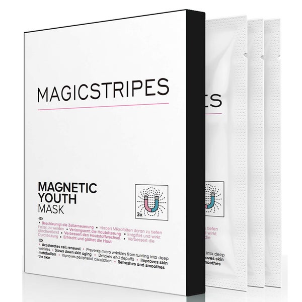 MAGICSTRIPES Magnetic Youth Mask elektromagnetyczna maseczka młodości - 3 saszetki