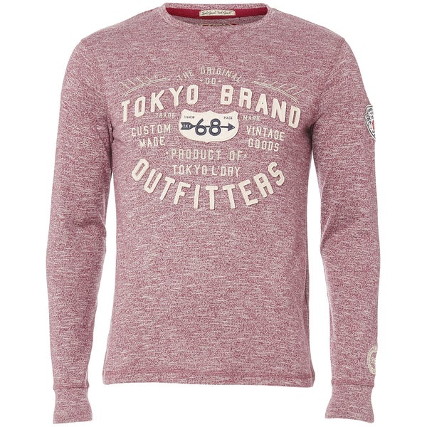 T-Shirt Homme Timperley Jersey Tokyo Laundry - Bordeaux