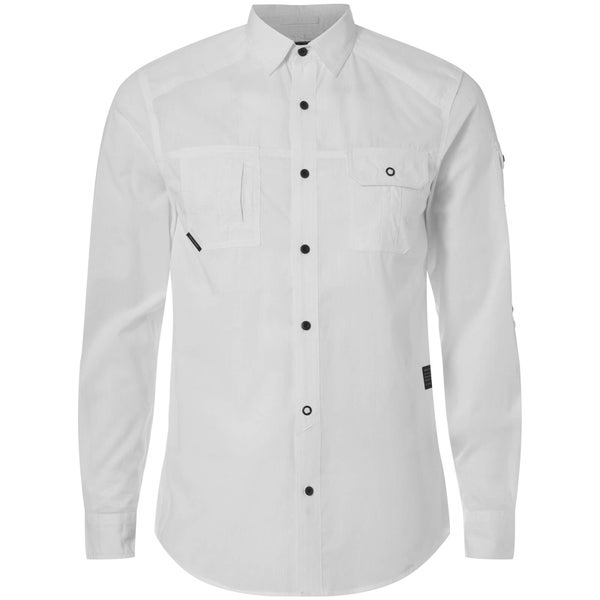 Dissident Men's Desoto Long Sleeve Shirt - Optic White