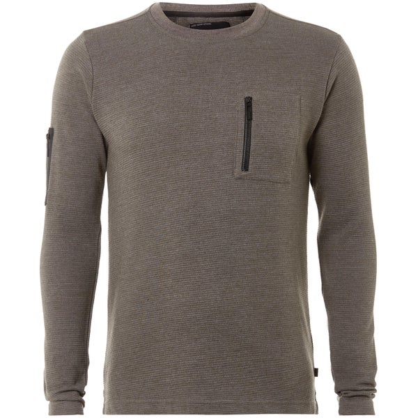 Dissident Men's Facade Sweatshirt - Grey