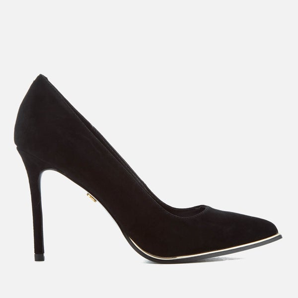 KG Kurt Geiger Women's Beauty Suede Court Shoes - Black