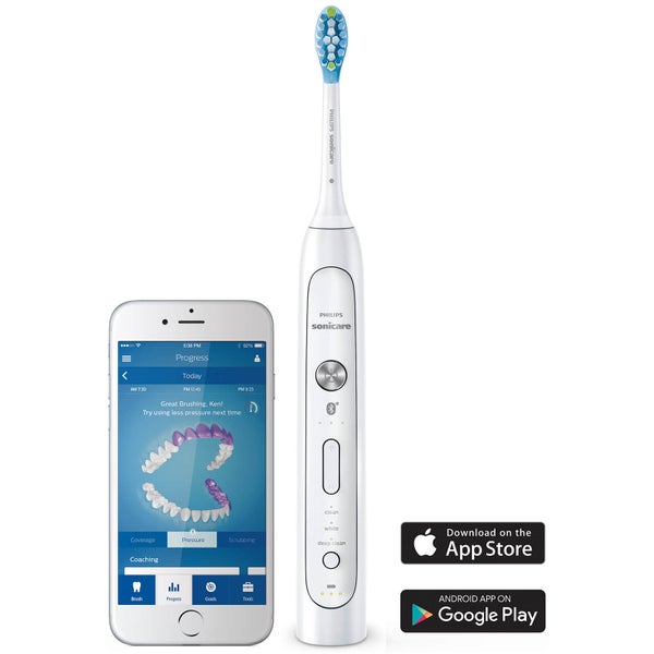 Электро зубная щетка с мобильным приложением Philips HX9191/06 Sonicare FlexCare Platinum Connected Sonic Electric Toothbrush