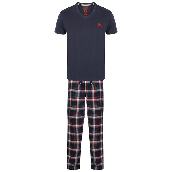 Tokyo Laundry Men's Jaspar Pyjama Set - Midnight Blue