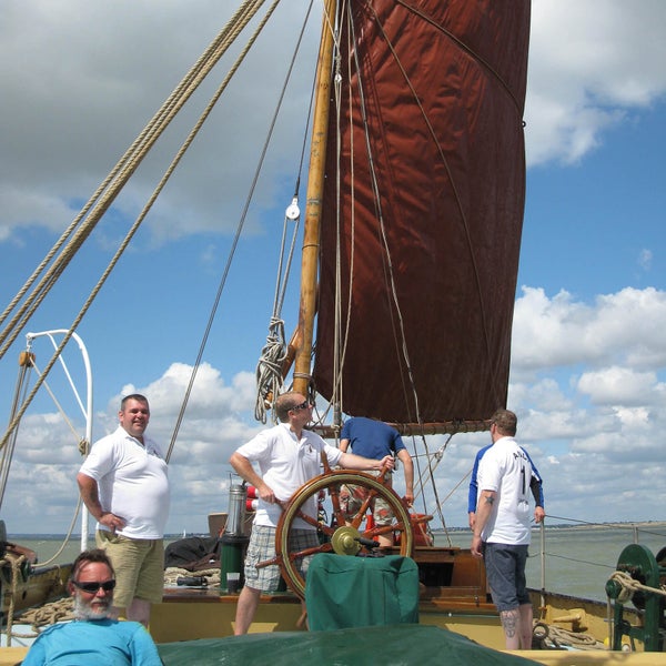 Afternoon Tea Cruise for Two on a Thames Sailing Barge in Essex