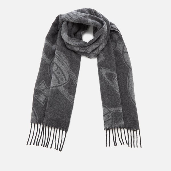 Vivienne Westwood Women's Orb Print Scarf - Anthracite