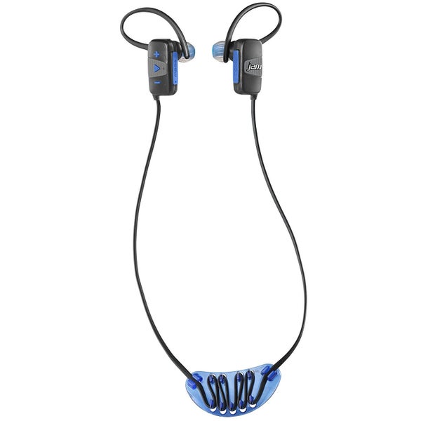 HMDX Jam Audio Transit Mini Bluetooth Earphones - Black/Blue