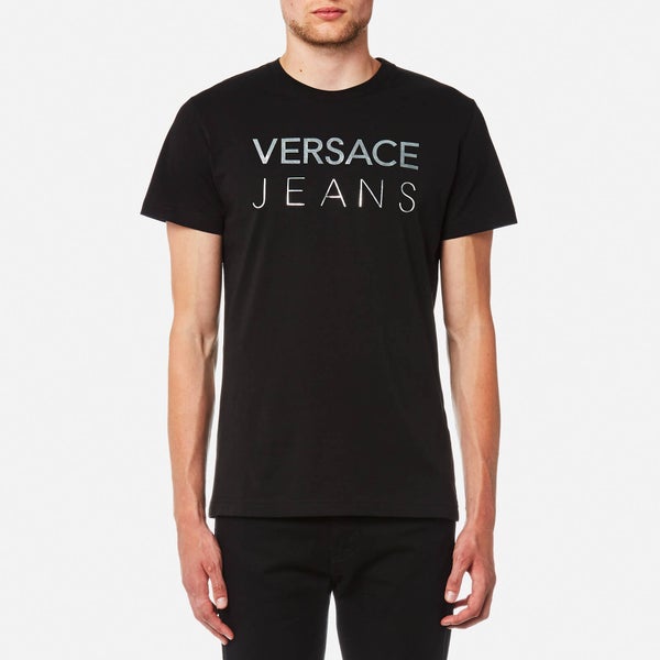 Versace Jeans Men's Branded Crew Neck T-Shirt - Nero