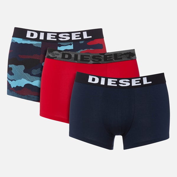Diesel Men's Shawn 3 Pack Boxer Shorts - Camo