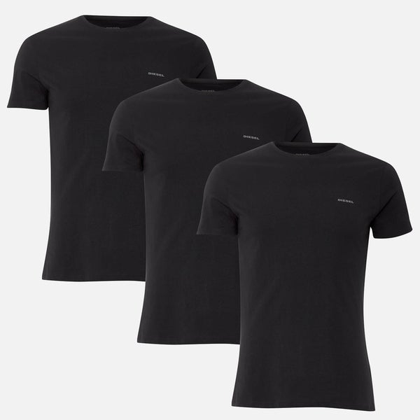 Diesel Men's Jake 3 Pack T-Shirt - Black