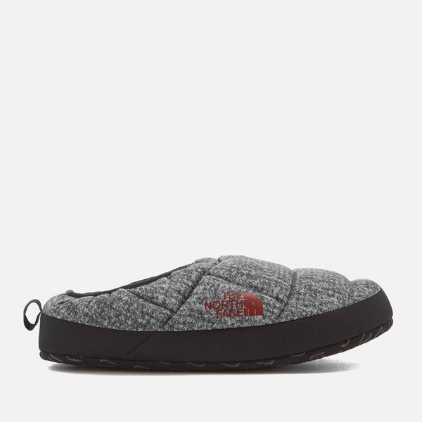 The North Face Men's NSE Tent Mule III Slippers - Phantom Grey Heather Print/Ketchup Red