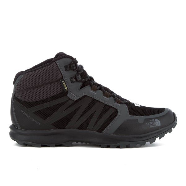 The North Face Men's Litewave Fastpack Mid Gore-Tex Trainers - TNF Black/Dark Shadow Grey