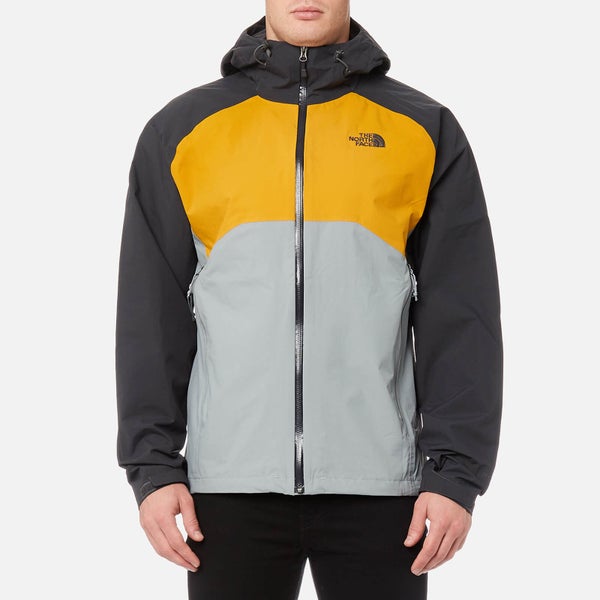 The North Face Men's Stratos Jacket - Asphalt Grey/Arrowwood Yellow/Monument Grey