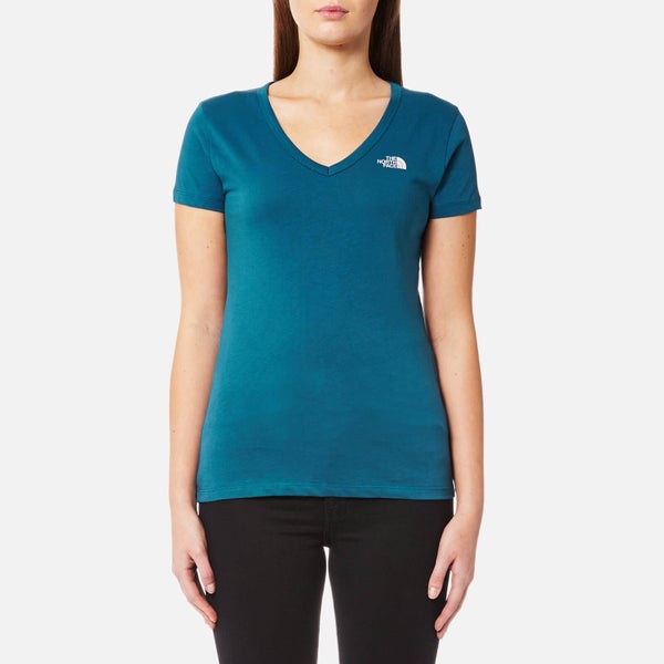 The North Face Women's Short Sleeve Simple Dome T-Shirt - Prussian Blue