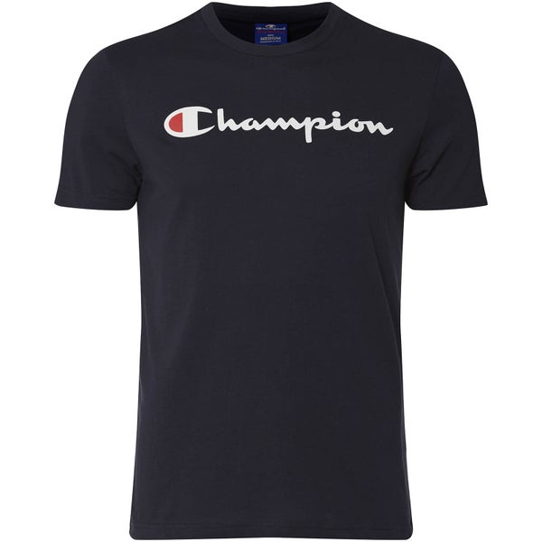 T-Shirt Homme Logo Champion - Bleu Marine