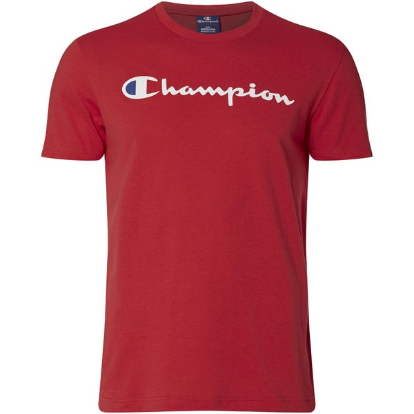 T-Shirt Homme Logo Champion - Rouge